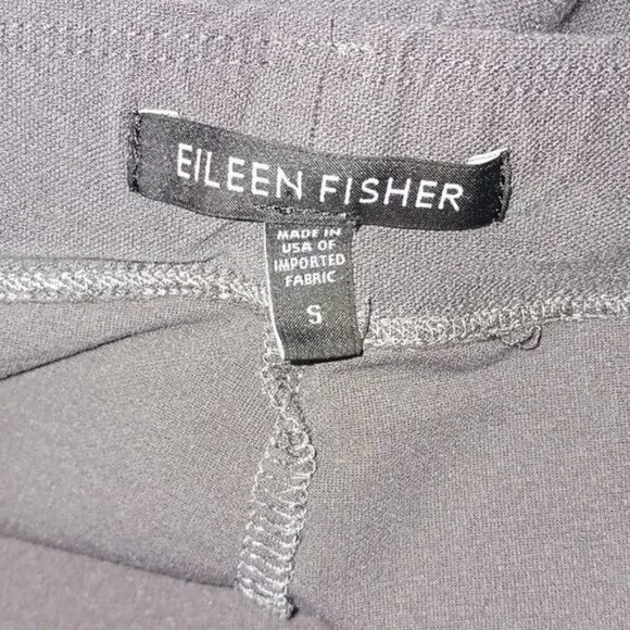 Eileen Fisher Womens Straight Leg Pants Stretch Pull On Minimalist Size S - Picture 5 of 7